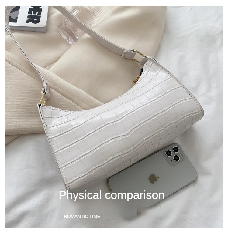 Fashion Exquisite Shopping Bag Retro Casual Women Totes Shoulder Bags Female Leather Solid Color Chain Handbag for Women 2023