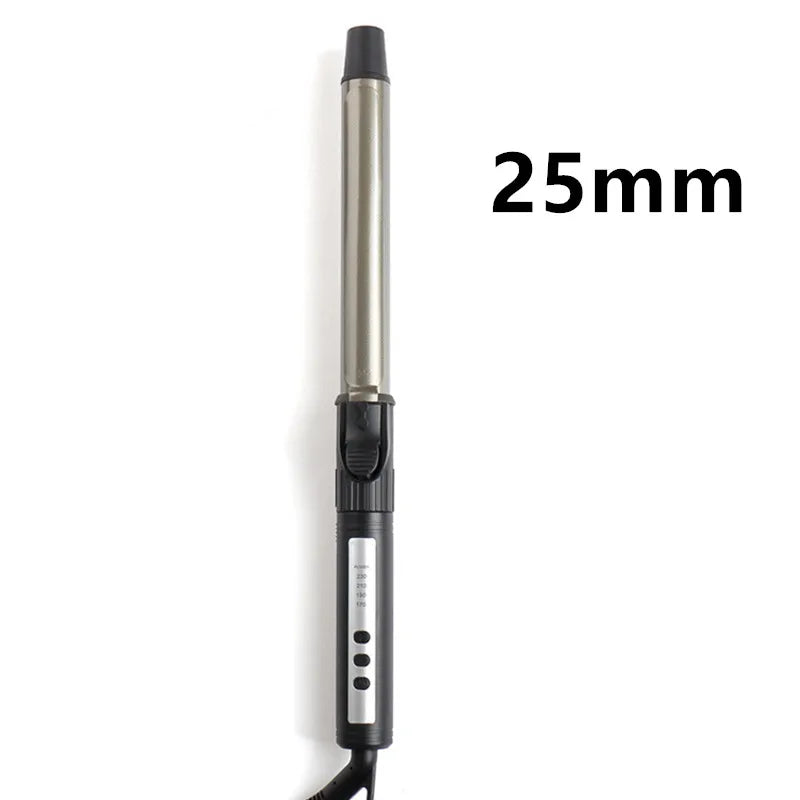 Professional Ceramic Hair Curler LED Digital Temperature Display Curling Iron Roller Curls Wand Waver Hair Styling Tool 20#122