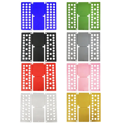 Plastic Clothes Folding Board Easy and Fast Kids Laundry Folder Shirt Folding Board Home Storage Tool for Kid Children Adults