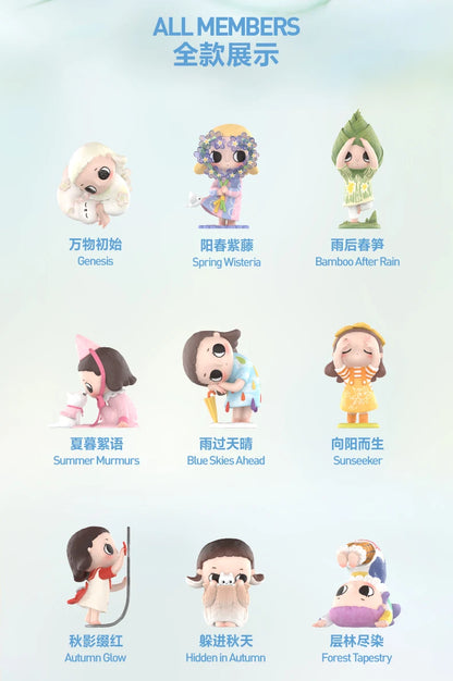 Pop Mart Nyota I Am The Seasons Series Blind Box Guess Bag Mystery Box Toys Doll Cute Anime Figure Desktop Ornaments Gift