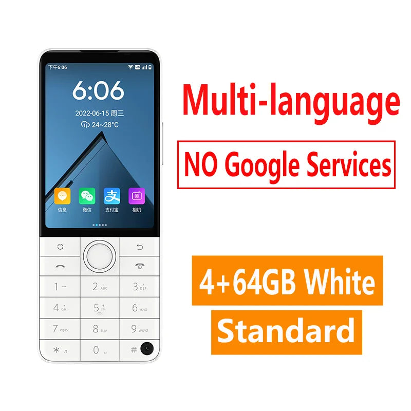 New Qin F22 Pro Smart Touch ScreenPhone Wifi 5G+3.5 Inch 4GB 64GB Add Google Store Android QinGlobal Version Mobile Phone