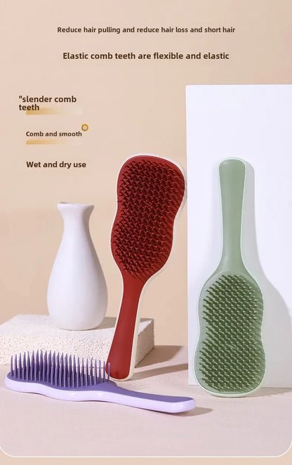 Massage Hair Comb Anti Detangling HairBrush Hair Styling Detangler Fast Blow Drying Curling Hair Brushes Comb Hairdressing Tools