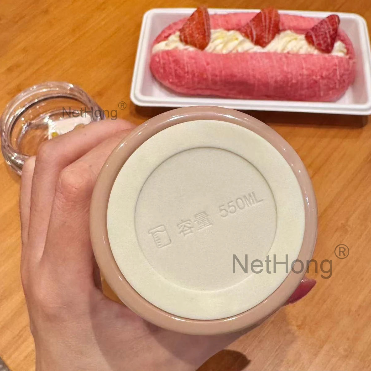 900ML Stainless Steel Vacuum Coffee Cup Heart Logo Portable Leak Proof Travel Mug Insulated Beverage Tumbler