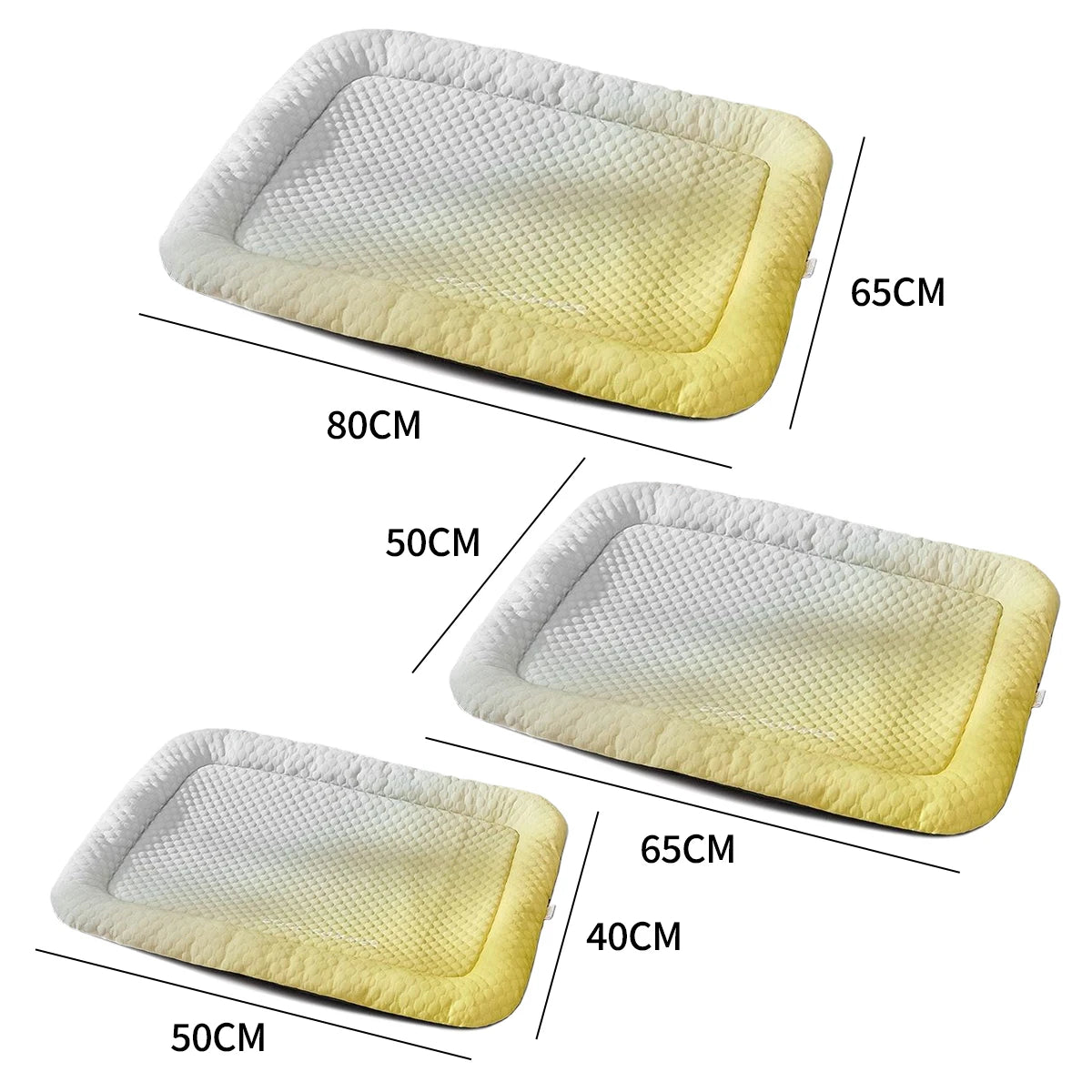 Pet Cooling Pad For Dogs Cats, Ice Silk Mat, Cool Bed Blanket, 3 Sizes Colors