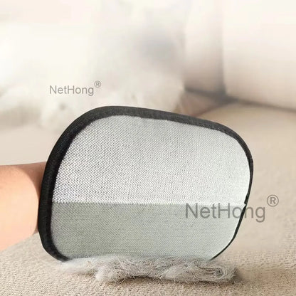 Pets Double Sided Grooming Glove, Pet Hair Remover Gloves For Dog Cat Reusable~