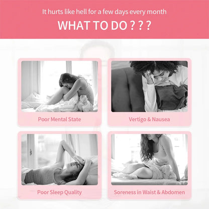 Damen-Menstruations-Heizkissen, warmer Palast-Gürtel, lindert Menstruationsbeschwerden, heiße Kompresse, Massagegerät, Gebärmutter, Erkältung, Dysmenorrhoe, Linderungsgürtel