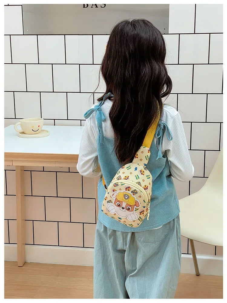 PAW Patrol New Kids Coin Wallet Cartoon Cute Boobs Bag 2025 Boys Girls Fashion Casual Crossbody Bag Gift