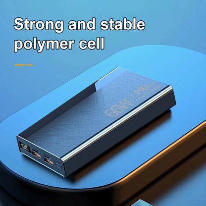 20000Mah Power Bank Portable Fast Charger Battery Pack USB LCD For Mobile Phone
