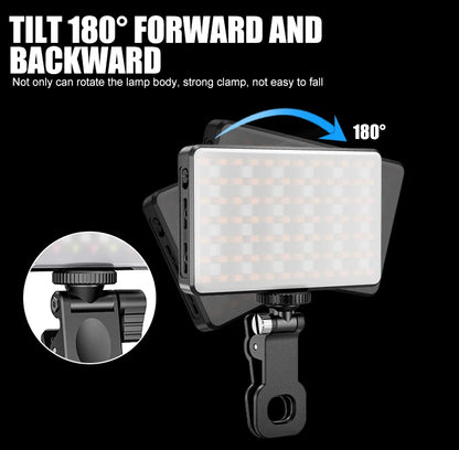 ST120 RGB Full Color Video Light 2500-9000K Fill Light for Camera Smartphone Photography Video Live Streaming Tiktok YT