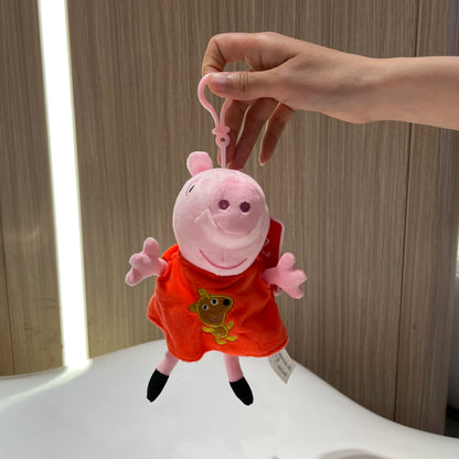 19cm 100% Genuine PEPPA PIG Stuffed Soft Doll Peppa George Zoe Suzy Rebecca Emily Danny Pedro bear Dinosaur Children Plush toy
