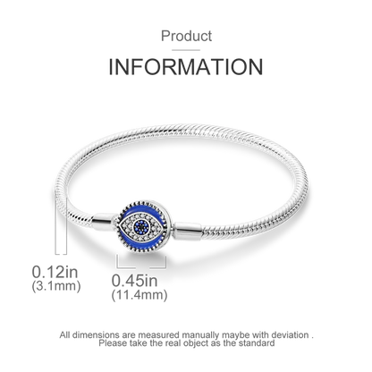 925 Sterling Silver Charm Bracelet - Leaf, Clover, Butterfly & Heart Design | 17-20cm Adjustable