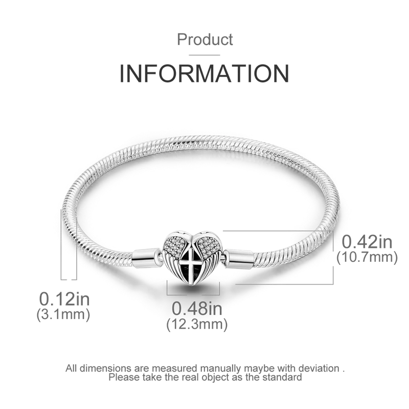 925 Sterling Silver Charm Bracelet - Leaf, Clover, Butterfly & Heart Design | 17-20cm Adjustable