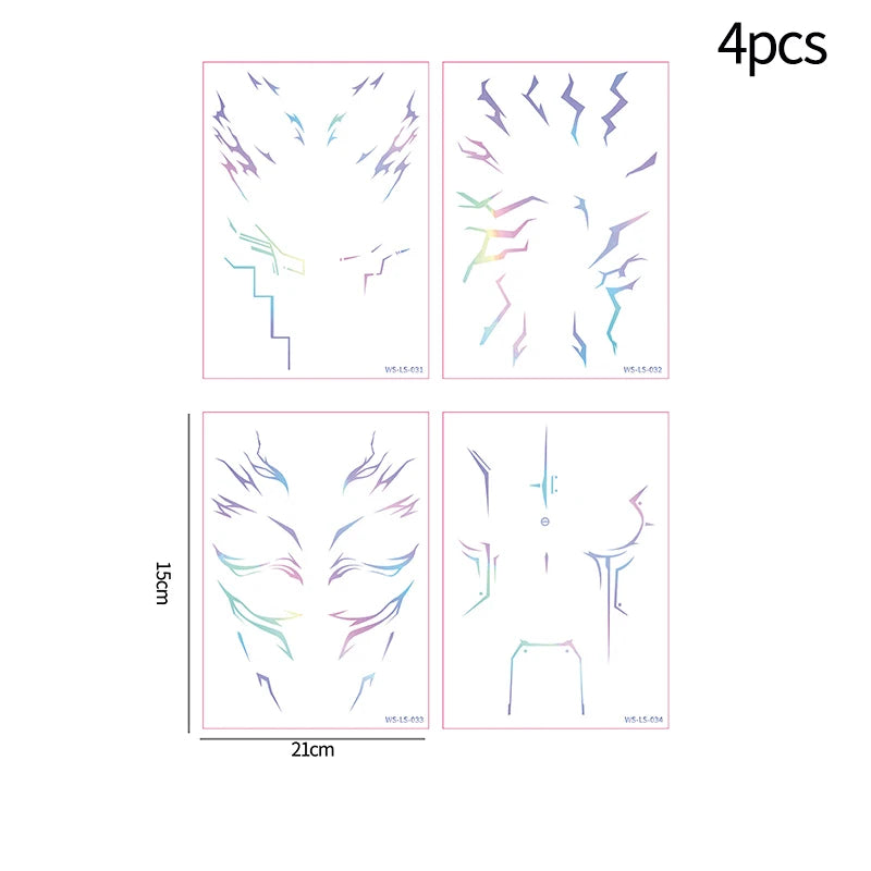 Kpop Demon Hunter Birthday Huntrix Kpop Warrior Costume Birthday Hair Accessiorie Party Gifts Rumi Mira Favors Hair Accessiories