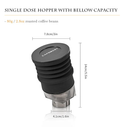 CAFEMASY Coffee Beans Grinder Single Dose Hopper Bellows For Eureka Oro Mignon Coffee Grinder Bean Bin Blowing Cleaning Tools