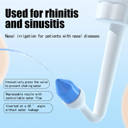 Nose Wash Cleaner Nasal Irrigator Rinse Bottle Nose Protector Avoid Allergic Rhinitis Adults Children Neti Pot 300ML 500ML
