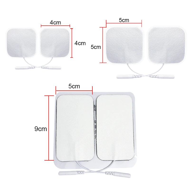 10/20pcs Muscle Stimulator Electrode Pads Gel Non-woven Fabric Self Adhesive Replacement Pads for Tens Digital Therapy Machine