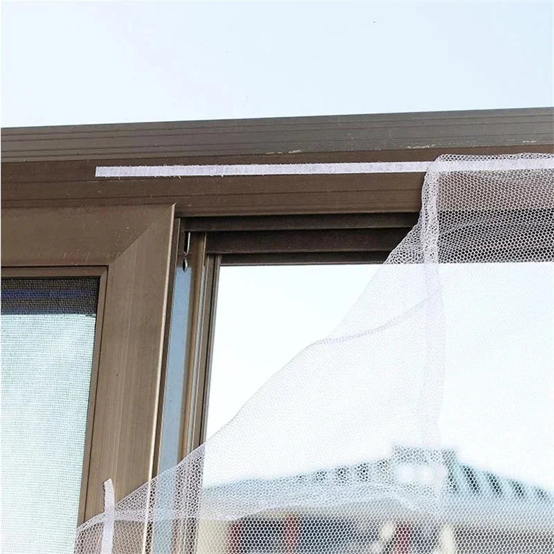 DIY Mosquito Net Self-adhesive Indoor Anti-insect Fly Screen Curtains Window Net Protections Mesh Home Textile Bed Garden