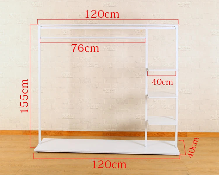 Lightweight Indoor Clothes Hanger Modern Movable Rail Storage Clothes Hanger Drying Space Saving Kledinghangers Home Furniture