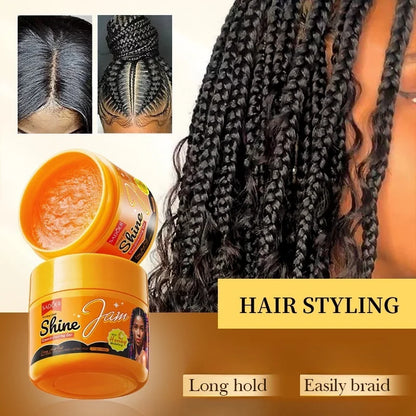 113g of Glossy Styling Jelly Hair Gel, with a Refreshing and Non-Sticky Texture, Easy to Care for Hair Details, Allowing You to Change Your Hairstyle at Will and Showcase a Fashionable and Individualistic Charm.