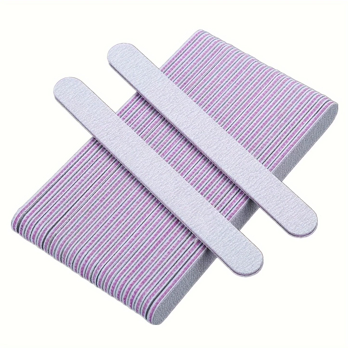 50Pcs Nail Art Files 100/180 Nails Accessoires Gel Nail Polish Polishing Pedicure Manicure Buffers Nail Care Tools lime a ongle