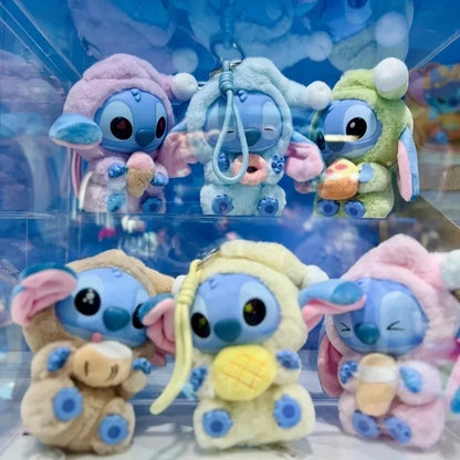 2025 Animals Party Series Blind Box Toys stitch Cute Mysterious Box Flocking Fluffy Dolls Decor Gift Bag Pendant Cute Toy