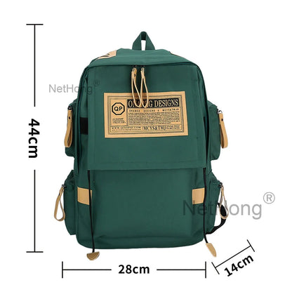 Men&Women Boys Laptop Backpack Waterproof Large Rucksack Travel School Bags~
