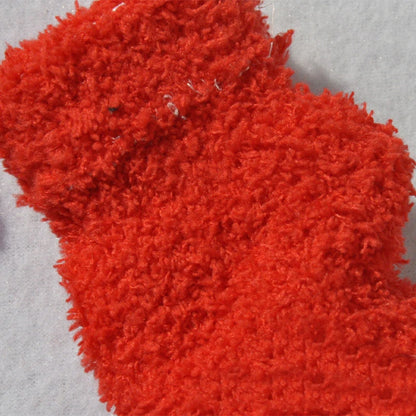 New 1-4Y Kids Gloves Winter Baby Plush Coral Gloves Toddler Full Fingers Cute Mittens Warm Windproof Glove For Boys Girls