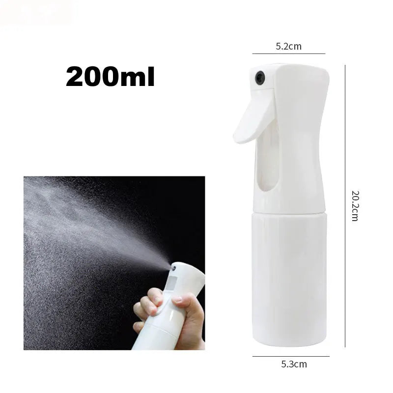 200ml/300ml/500ml High Pressure Continuous Spray Bottle Hair Care Makeup Water Replenishing Spray Bottle Press Mist Spray Bottle