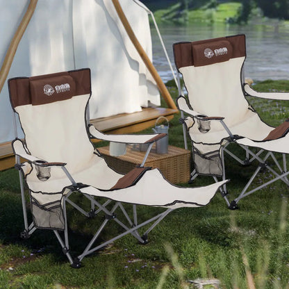 【Breeins】Portable adjustable folding camping chair, lightweight travel, fishing chair, beach chair, suitable for grassland