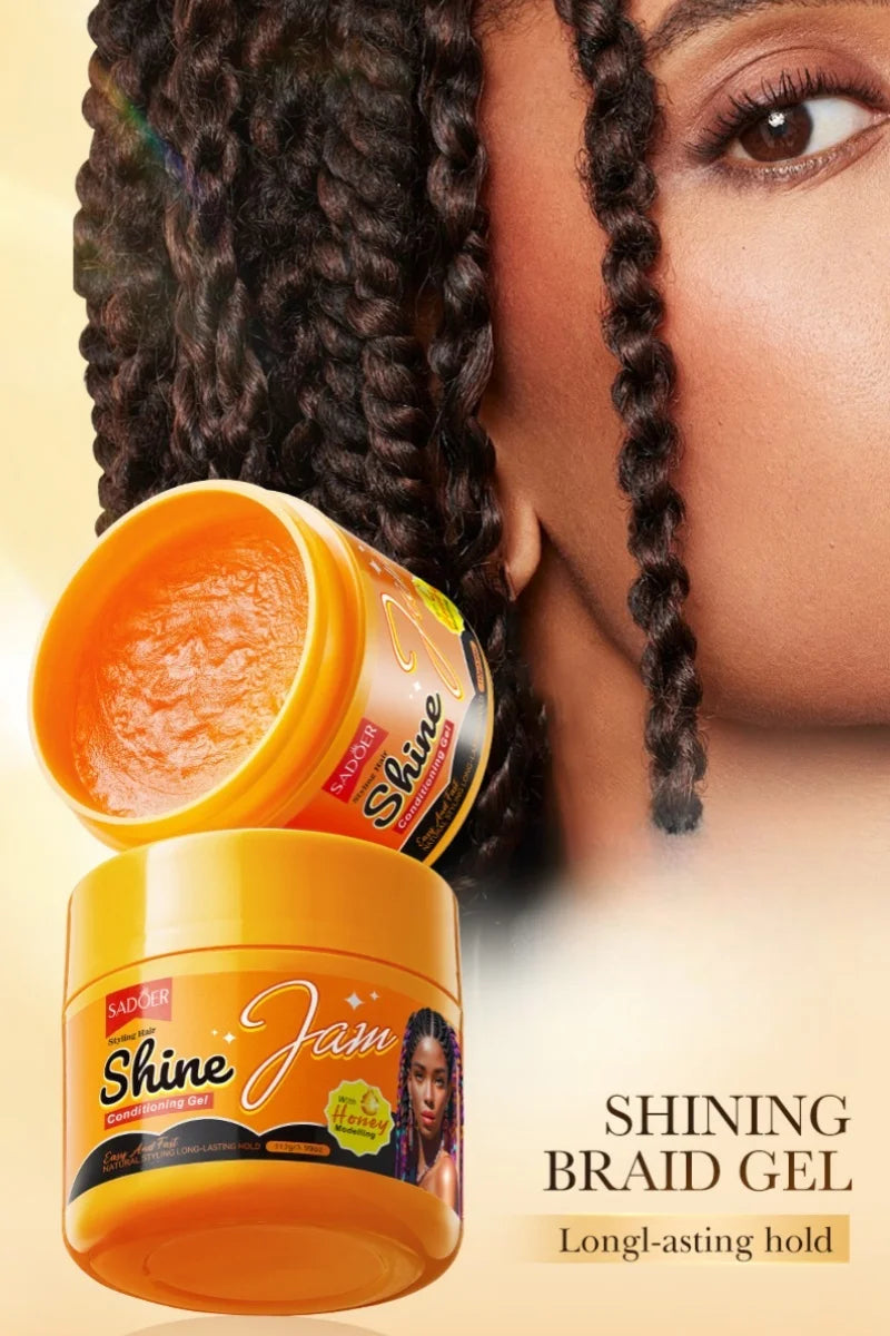 113g of Glossy Styling Jelly Hair Gel, with a Refreshing and Non-Sticky Texture, Easy to Care for Hair Details, Allowing You to Change Your Hairstyle at Will and Showcase a Fashionable and Individualistic Charm.