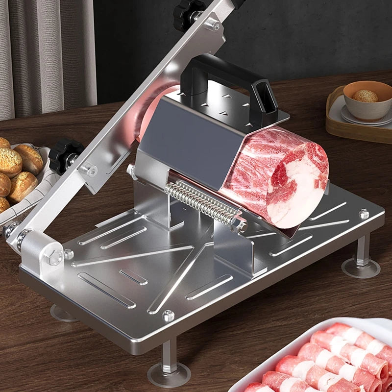 Stainless Steel Meat Slicer Meat Slicer Bone Cutting Machine Minced Lamb Bone Meat Cutter Chicken Duck Fish Ribs Lamb Cutting
