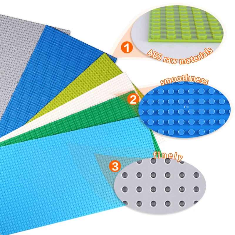 1pcs32 * 64 holes single layer classic block base plate, DIY assembly block wall compatible brand toys Birthday gift gift