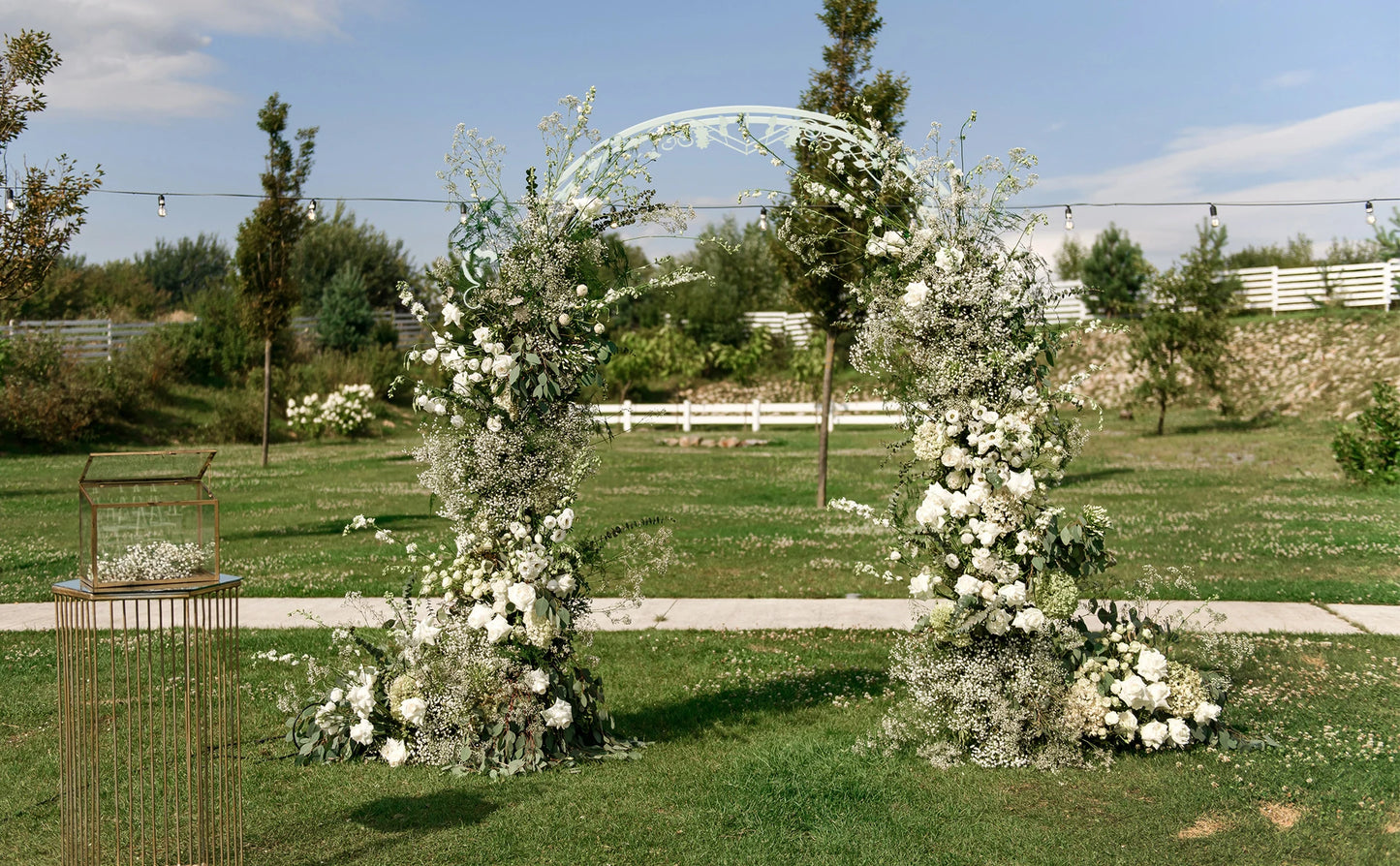 Heavy Duty Metal Wedding Arch, Garden Arbor, Trellis, Archway, Pergola, Balloon Decor Backdrop Stand