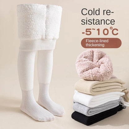 Winter Kids Tights for Girls - Thick Warm Cotton Pantyhose for Toddlers & Children 0-8 Years