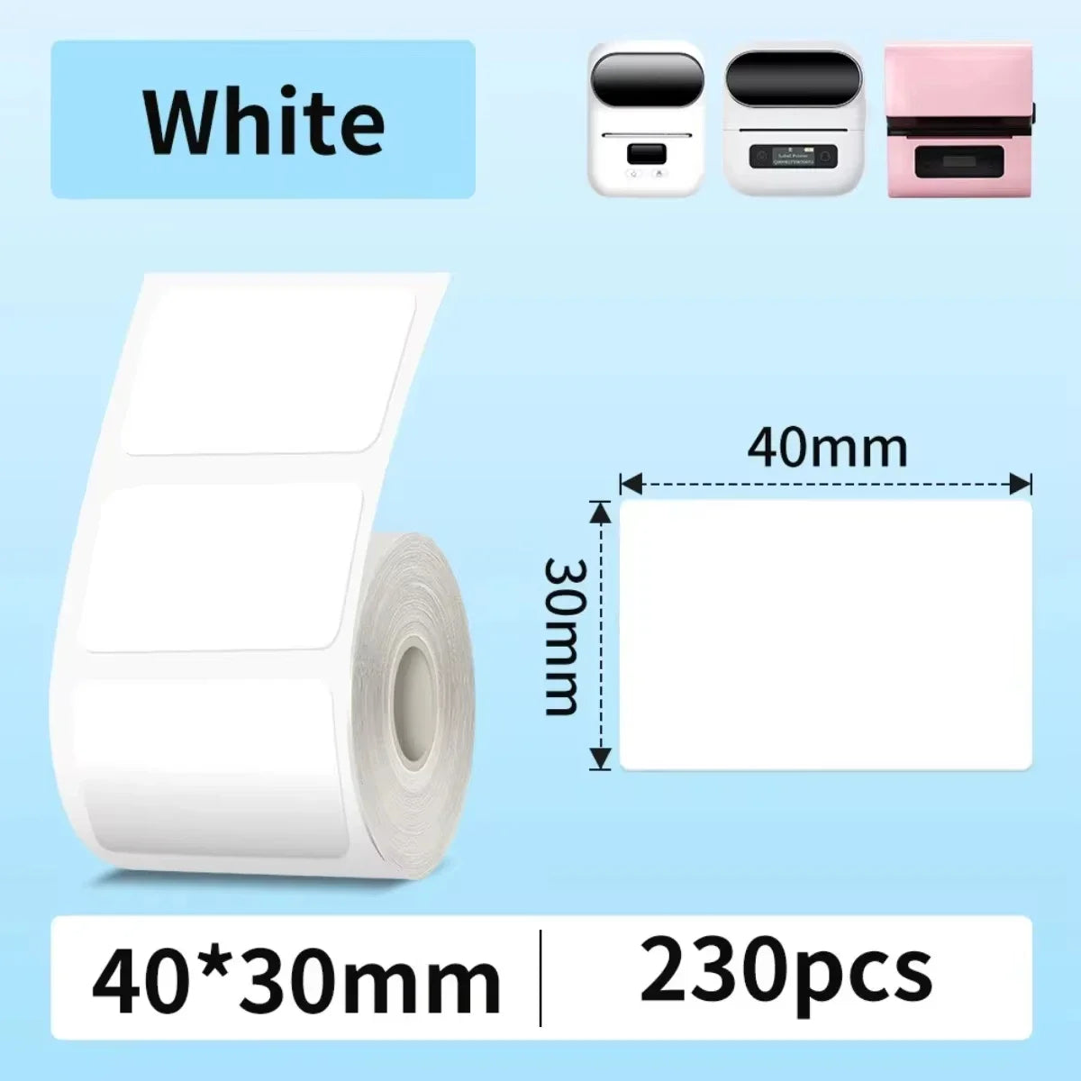 Thermal paper Label Maker Paper M110 Label for Small Business Multi-Purpose Thermal Sticker for M110 M221 M200 M220 Printer