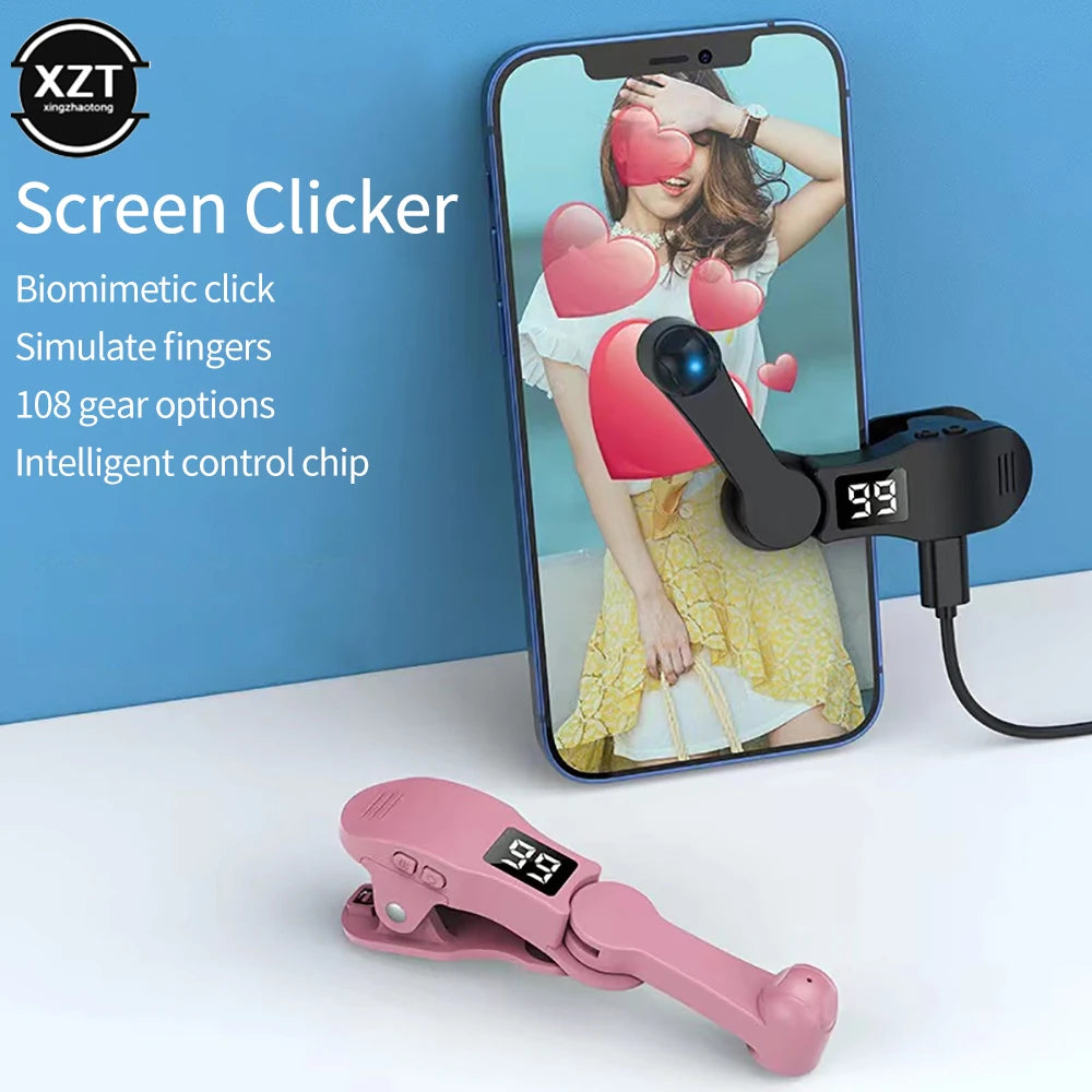 New Screen Auto Clicker for Video Live Like Widget Smartphone Game Screen Toucher Rush to Buy Artifact Auto Click Screen