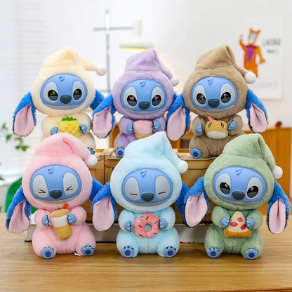 New Stitch Eat Some Thing Before Sleep Series Vinyl Blind Box Bag plush Pendant Cute Doll Mystery Box Toy Adult Birthday Gift