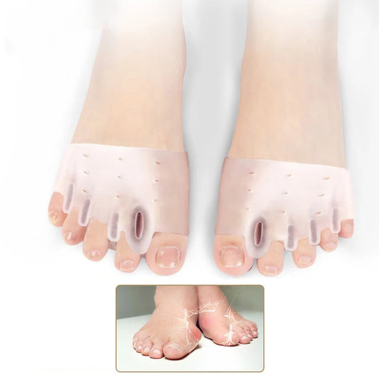 Silicone Toe Separator, Toe Spacer, Toe Stretcher, Thumb Eversion Correction Device, Forefoot Pad Protector