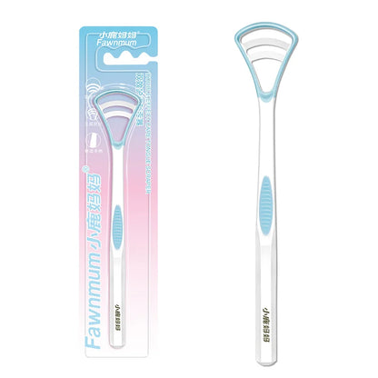 Fawnmum Silicone Tongue Scraper 1Pcs Macaron Color Tonger Brush Cleaning Tools Toothbrush Oral Care Fresh Breath Safe Clean