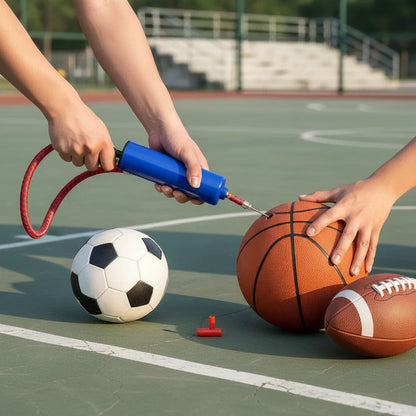 Flexible Hose Ball Pump Hand Pump Inflator Portable Basketball Pump Football Inflating with Pump Volleyball Hose Push Air