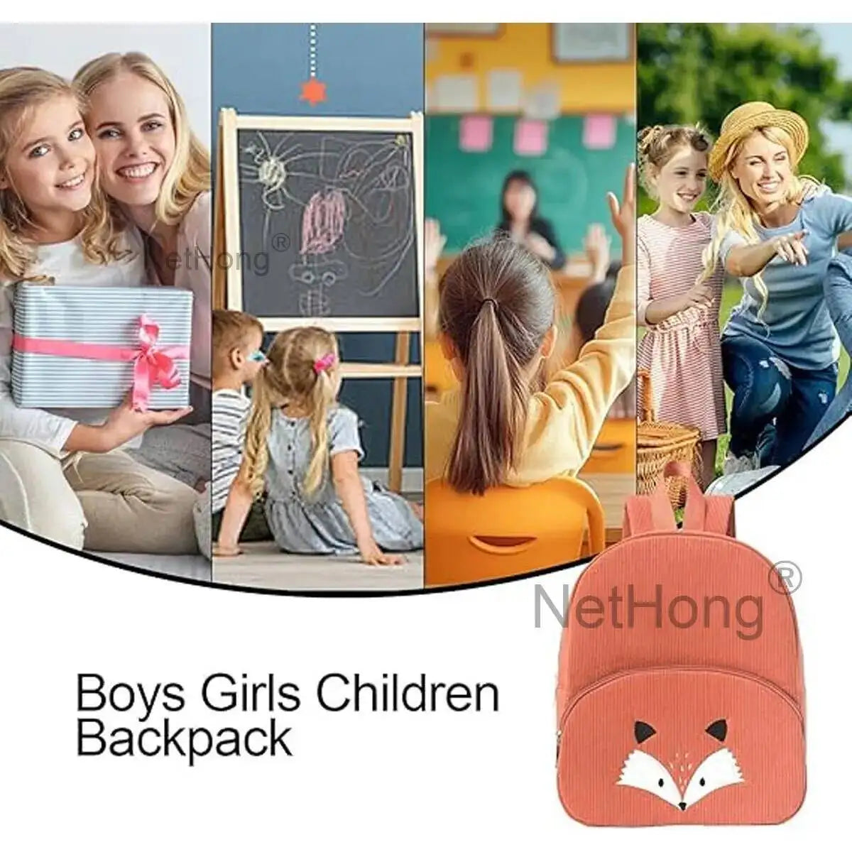 Bear/Dog Cartoon Backpack Large Capacity Student School Bag Cute Travel Gift~