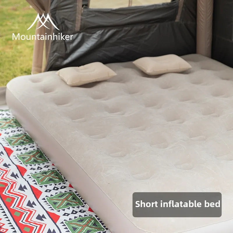 MOUNTAINHIKER 2025 Interior Air Mattress Glamping Mats PVC Inflatable Sleeping Mattress 1/3 Person Camping Bed Mat Built-in Pump