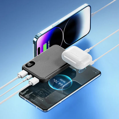 20000Mah Power Bank Fast Charging Portable Charger Battery Pack For Mobile Phone