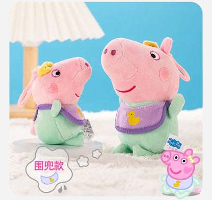 100% Genuine Peppa Pig Evy dinosaur Teddy Bear Peppa George Evie Plush Toy Boy Girl Birthday Gift Toys Christmas Stuffed Doll