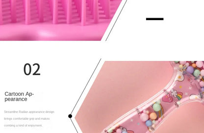 New Star Magic Combs Anti-static Massage Unicorn Hair Brushes Tangle Detangle Shower Massage Hair Brush Comb Salon Styling Tools