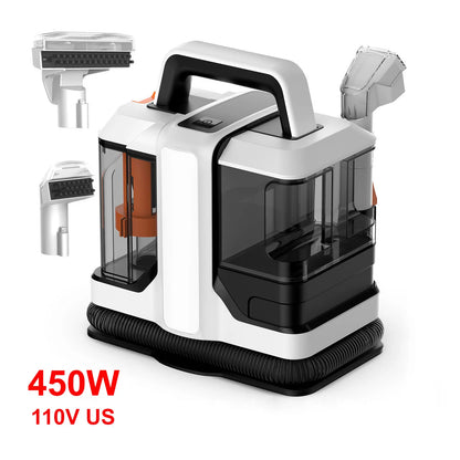 MAMNV W05 Handheld Carpet Cleaner 750W Fabric Washing Machine Pro Multifunctional Portable Mite Remover Sofa Carpet Wet Cleaner