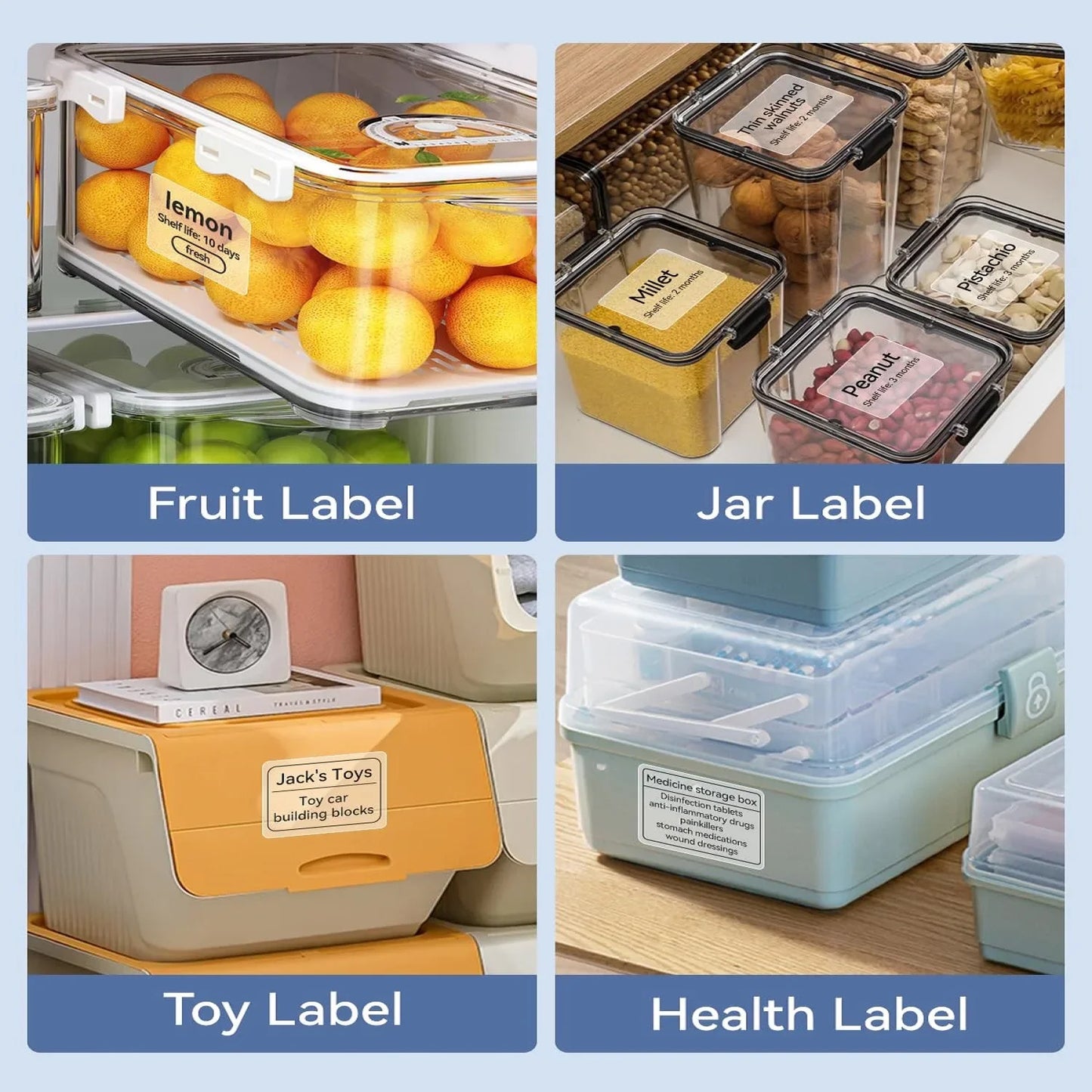 Thermal paper Label Maker Paper M110 Label for Small Business Multi-Purpose Thermal Sticker for M110 M221 M200 M220 Printer