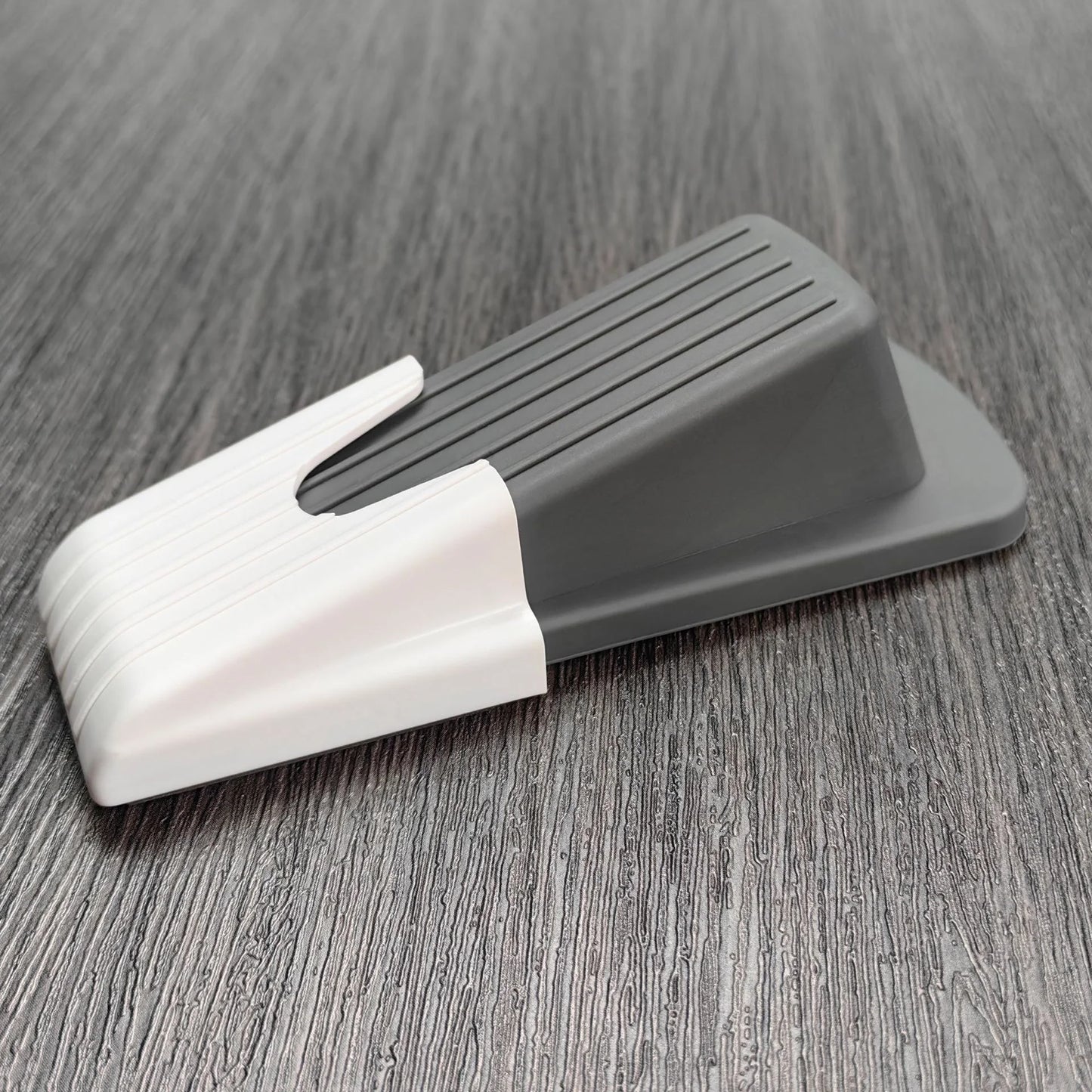 Safety Silicone Door Stop 2Pcs - Non-Slip Door Stopper Wedge for Home Office No Drill Required