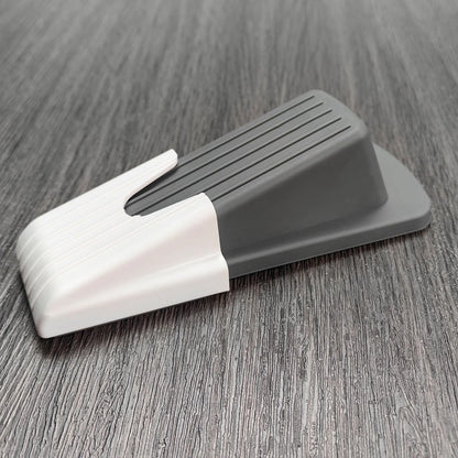 Safety Silicone Door Stop 2Pcs - Non-Slip Door Stopper Wedge for Home Office No Drill Required