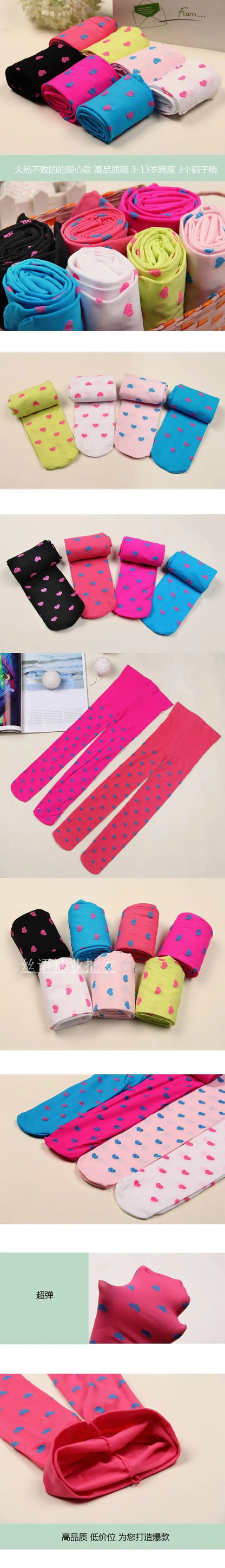 Girls Dance Socks Plain Candy Color Stockings Pantyhose Tights Leggings Velvet Cotton Dance Performance Dace Ballet Tights